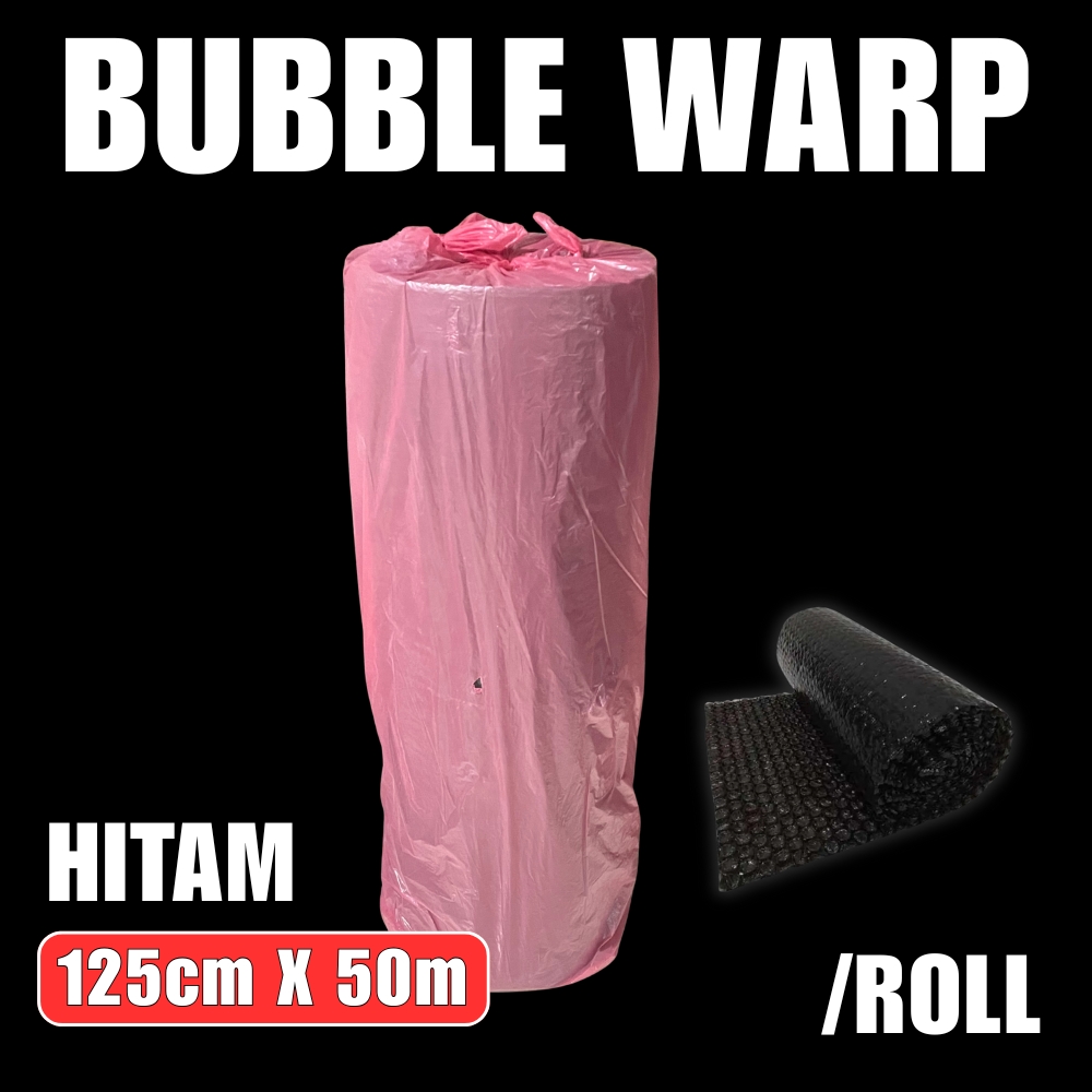 Bubble warp hitam 125cmx50m L1dlmT3H6