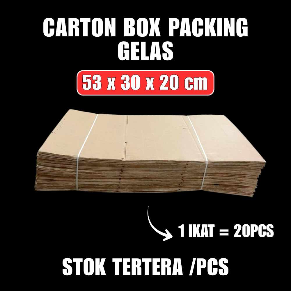 Carton Box Packing Gelas (53x30x20)