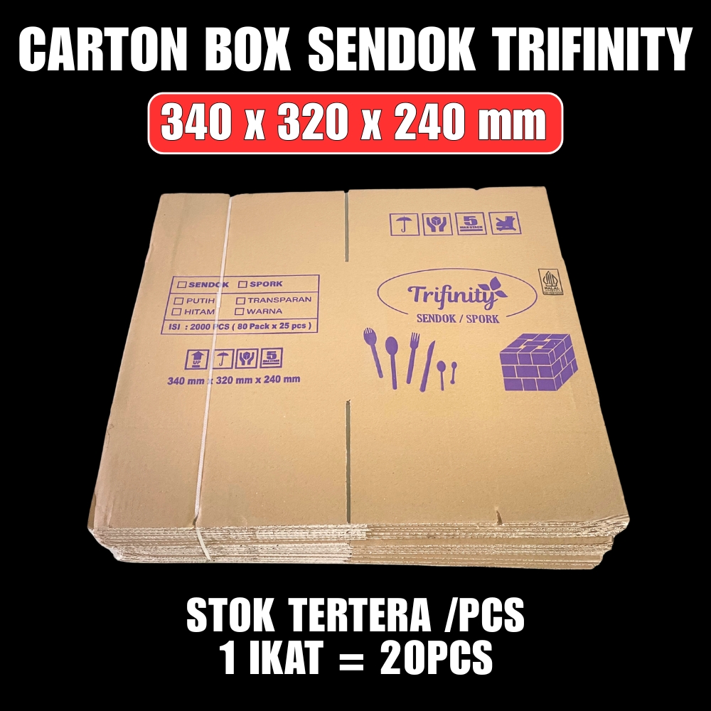 Carton box sendok trifinity