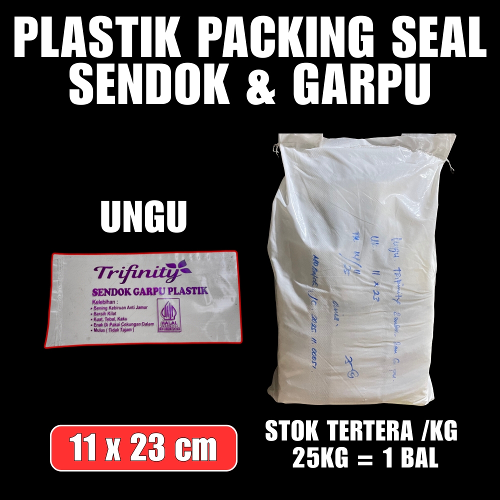 Plastik Packing Seal Sendok n Garpu 11x23x03