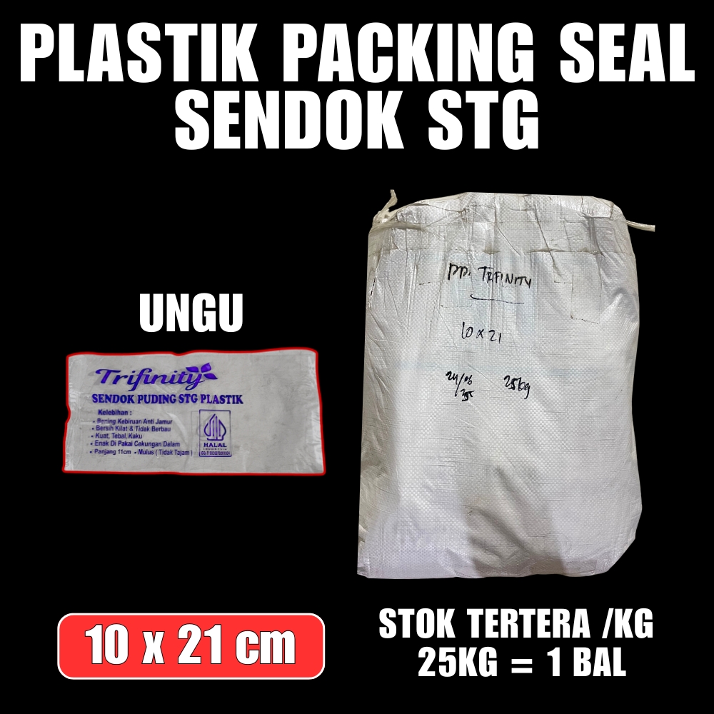 Plastik Packing Seal Sendok STG 10x21x03