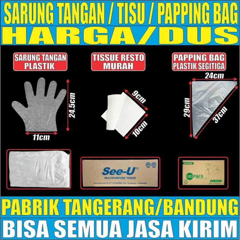 VARIAN Tisu n Sarung Tangan n Plastik Segitiga