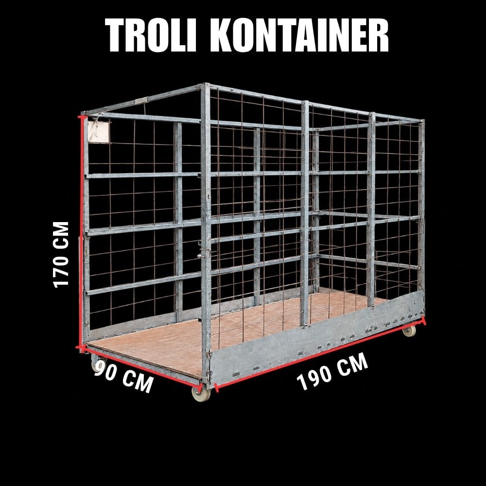 Troli Kontainer Paket Ekspedisi