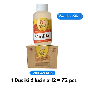 Koepoe Pasta 60ml Dus 72pcs Vanilla
