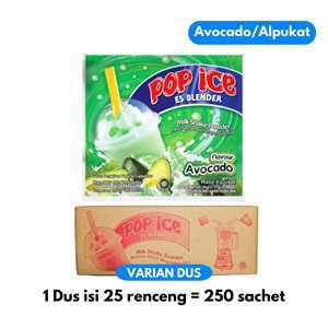 Pop Ice Avocado Dus 250pcs LKR08