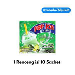 Pop Ice Hgr Avocado 25gr Renceng 10sachet LKR08