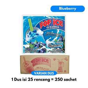 Pop Ice Blueberry Dus 250pcs LKR16