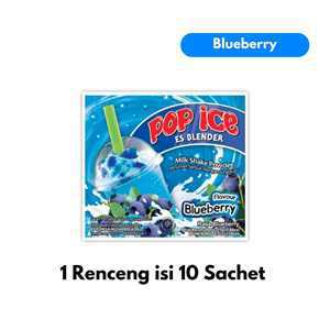 Pop Ice Hgr Blueberry 25gr Renceng 10sachet LKR16