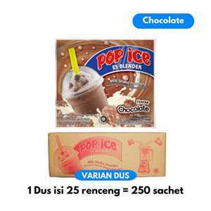 Pop Ice Coklat Dus 250pcs LKR01