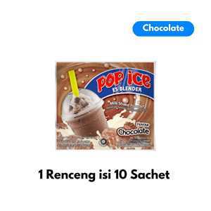 Pop Ice Hgr Coklat 25gr Renceng 10sachet LKR01