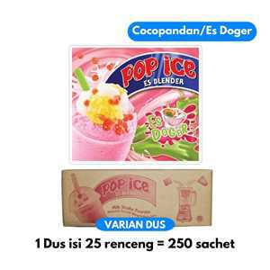 Pop Ice Cocopandan Dus 250pcs LKR14