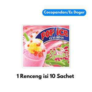 Pop Ice Hgr Cocopandan Es Doger 25gr Renceng 10sachet LKR14