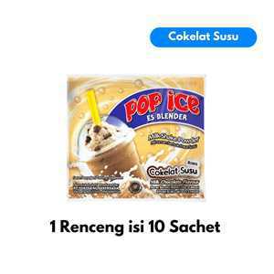 Pop Ice Hgr Coklat Susu 25gr Renceng 10sachet LKR11