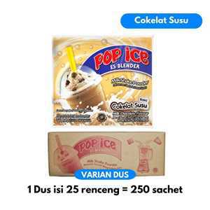 Pop Ice Coklat Susu Dus 250pcs LKR11