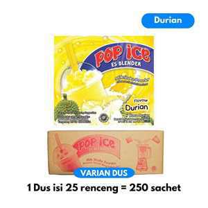 Pop Ice Durian Dus 250pcs LKR02