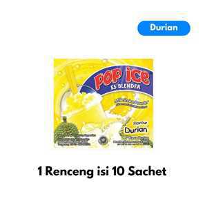 Pop Ice Hgr Durian 25gr Renceng 10sachet LKR02
