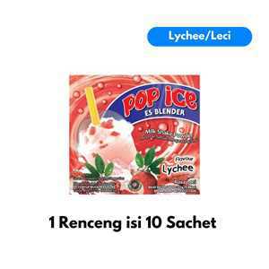 Pop Ice Hgr Lychee 25gr Renceng 10sachet LKR12