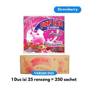 Pop Ice Strawberry Dus 250pcs LKR05