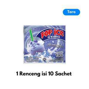 Pop Ice Hgr Taro 25gr Renceng 10sachet LKR10