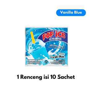 Pop Ice Hgr Vanilla blue 25gr Renceng 10sachet LKR09