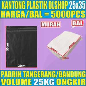 Polymailer 25x35 Plastik Lem seal packing online Bal 5000pcs