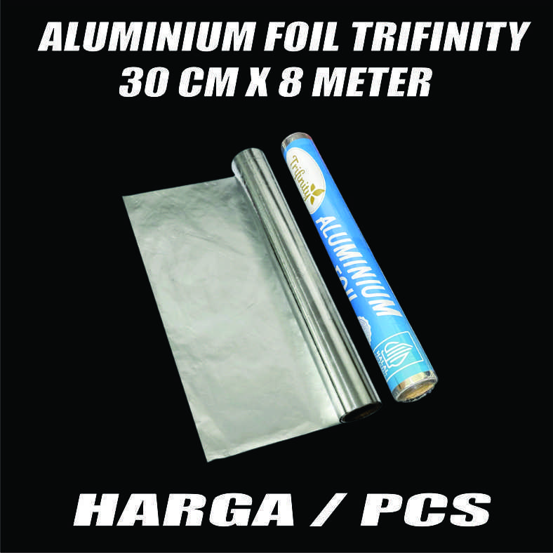 Aluminium foil 30cmx8mtr Per 1 Roll