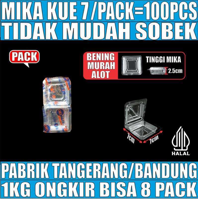 Mika Kue uk 7 Pack 100pcs