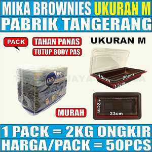 Mika Brownies Sedang Uk M Pack 50pcs