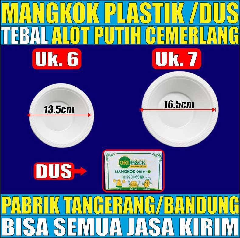 VARIAN Mangkok Plastik Tebal 6.9gr