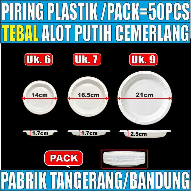 VARIAN Piring Plastik