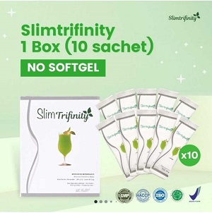 Slim Trifinity Pelangsing  Herbal 1box 10pcs