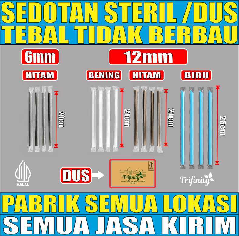 VARIAN Sedotan Poci n Bubble Steril Tebal 1,9gr