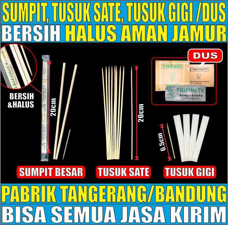 VARIAN Sumpit n Tusuk Gigi n Tusuk Sate