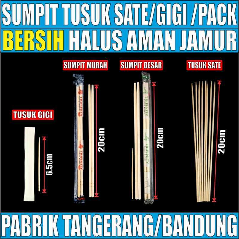 VARIAN Sumpit n Tusuk Gigi n Tusuk Sate