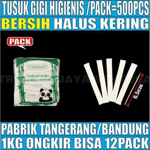 Tusuk Gigi Higienis Pack 500pcs Trifinity