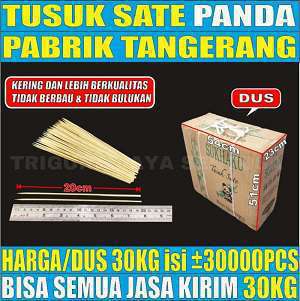 L1BRT Tusuk Sate Bambu Panda Dus 30000pcs