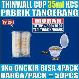 Thinwall Cup 35ml KCS Pack 50pcs