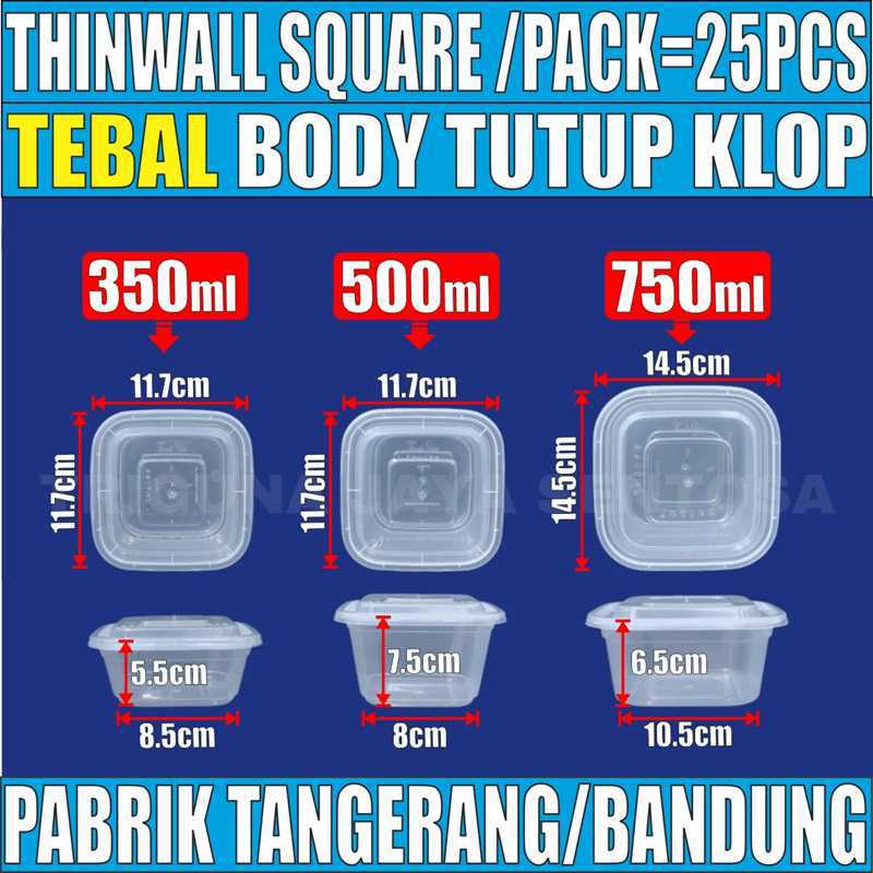 VARIAN Thinwall SQ Square Kecil