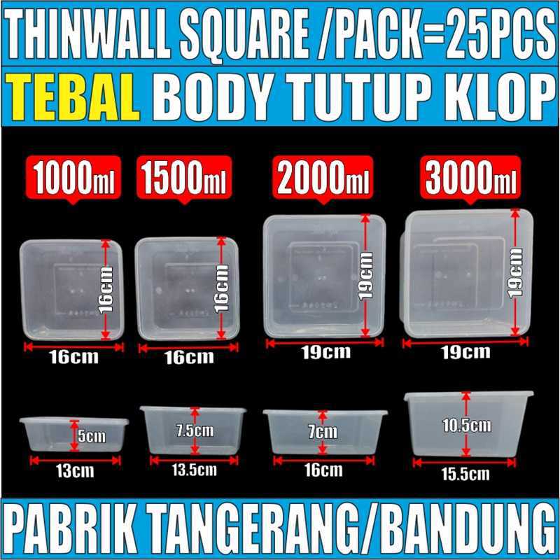 VARIAN Thinwall SQ Square Besar