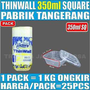 Thinwall SQ 350ml Pack 25pcs Victory