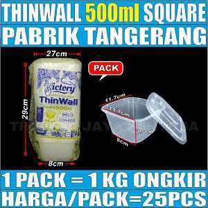 Thinwall SQ 500ml Pack 25pcs Victory