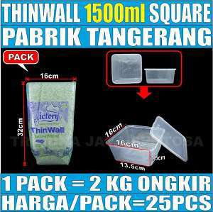 Thinwall SQ 1500ml Pack 25pcs Victory