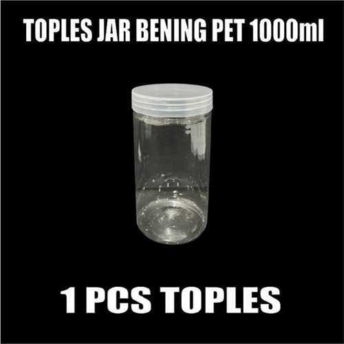 Toples 1000ml Per 1pcs Jar Silinder Bening Pet