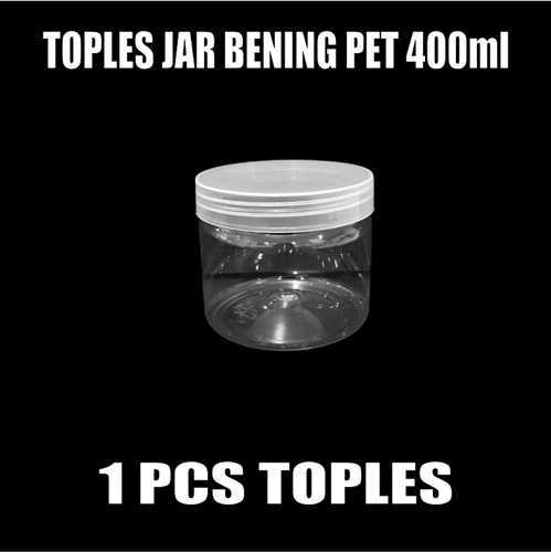 Toples 400ml Per 1pcs Jar Silinder Bening Pet
