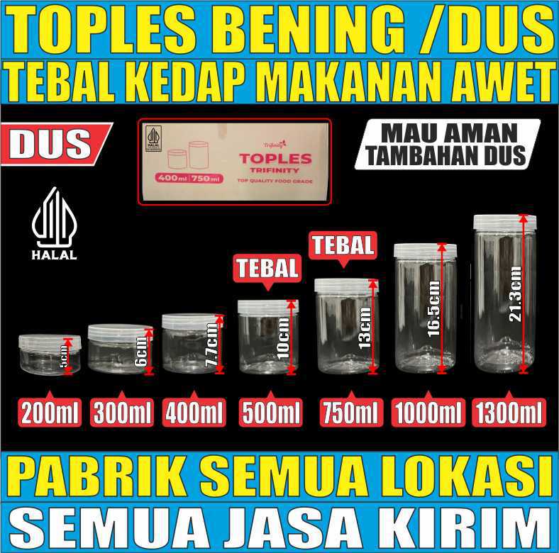 VARIAN Toples n Seal Berat 60gr